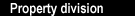 Property division